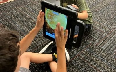 Caraway Second Grade Students Using 3D Digital Technology for Math